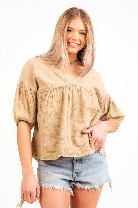 Isla Babydoll Top