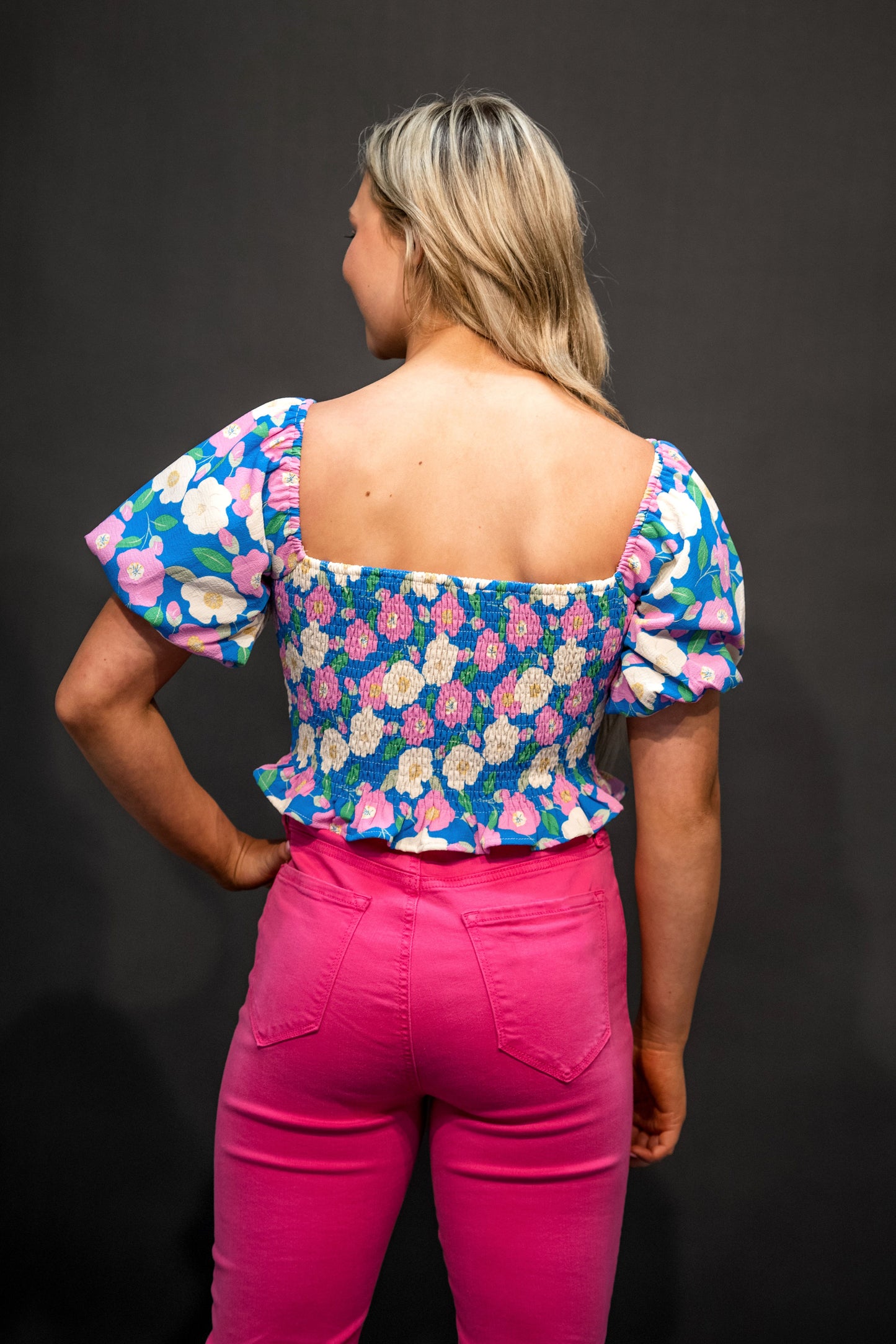 Sarah High Rise Flare with Clean Hem