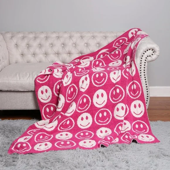 Smiley Cozy Blanket