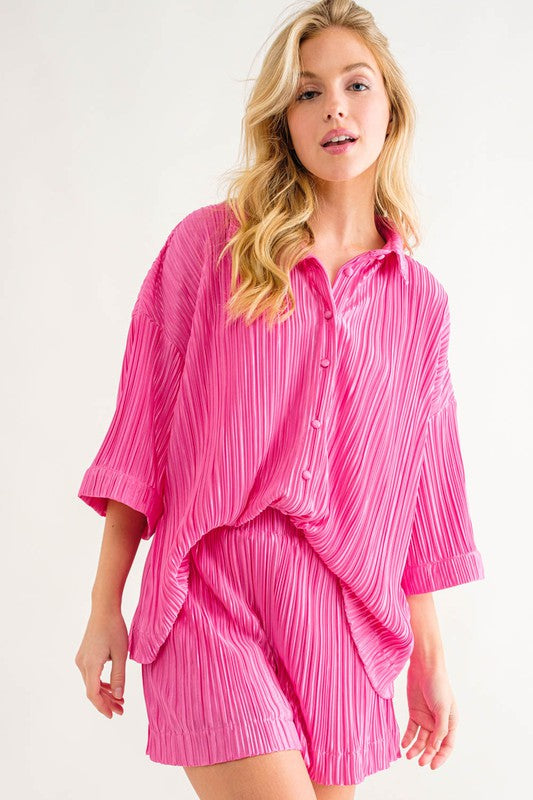 Naomi Pleated Set
