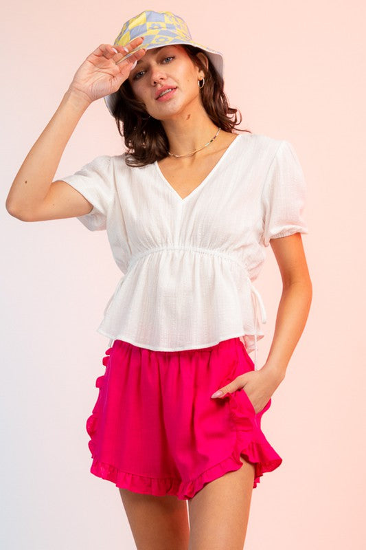 Blake Ruffle Shorts