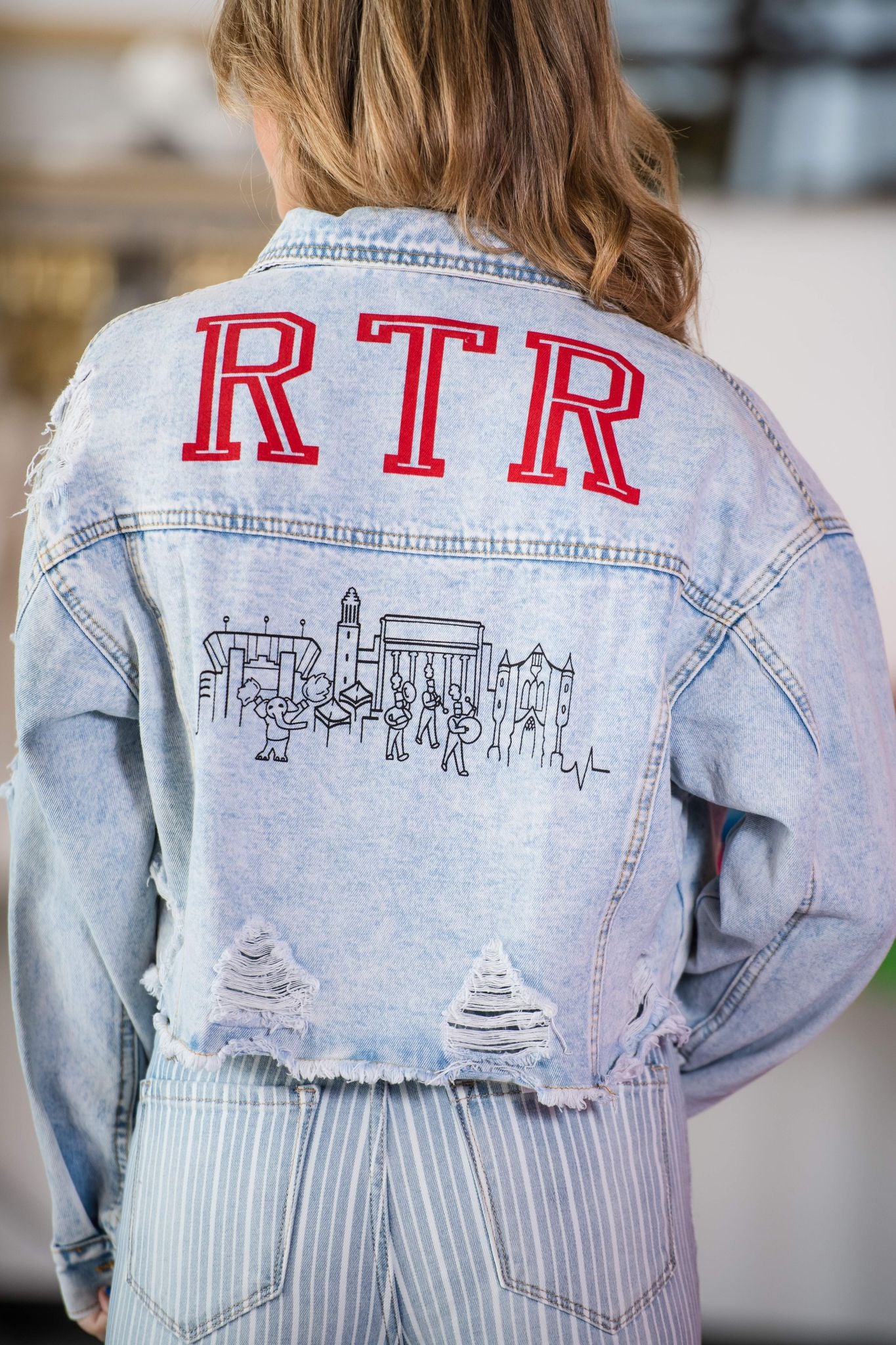 College Denim Jacket
