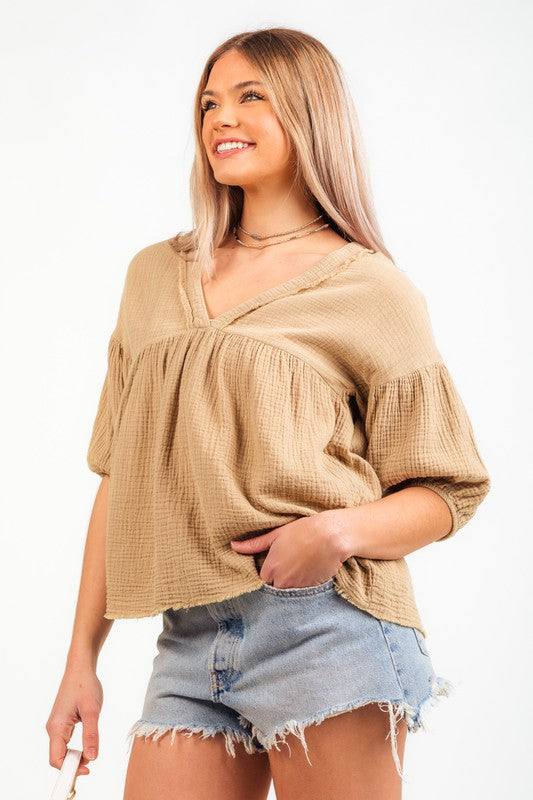 Isla Babydoll Top