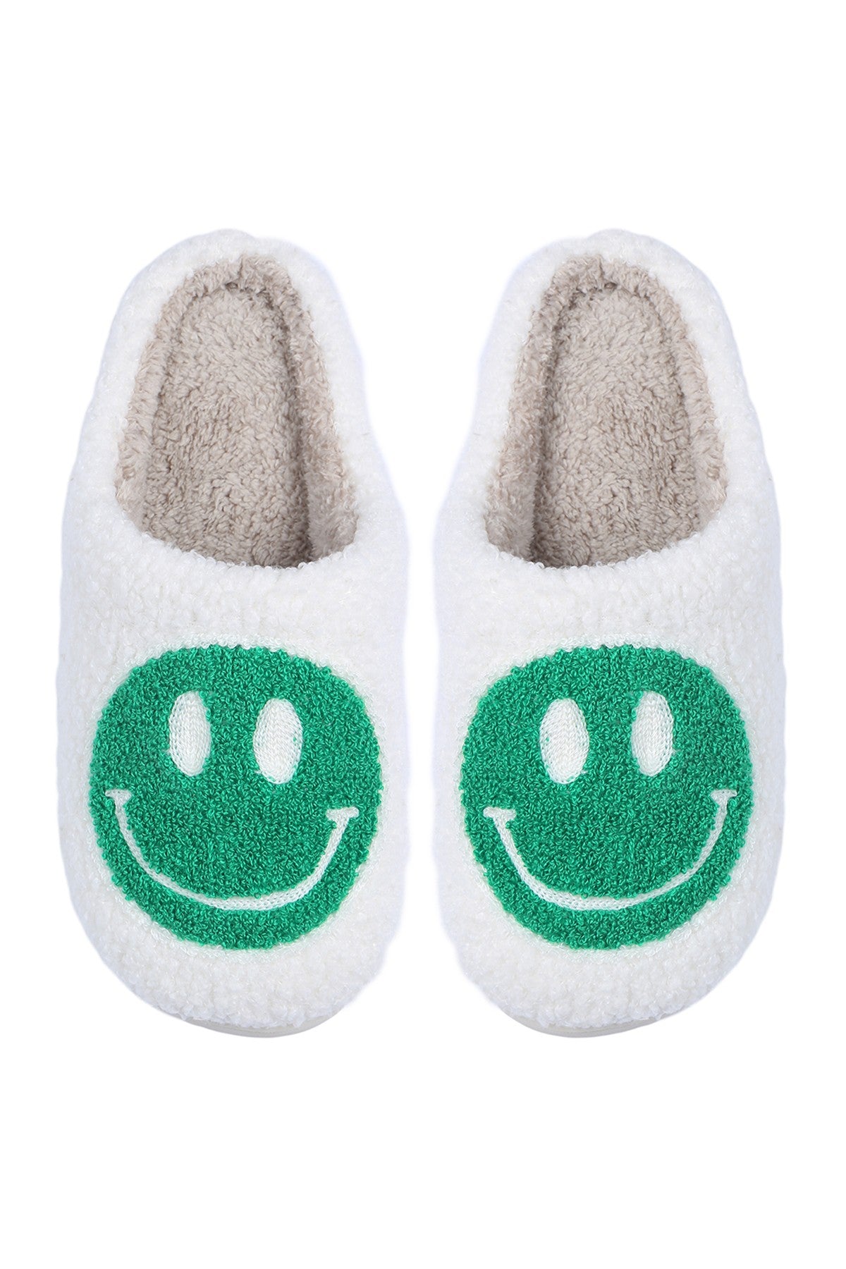 Smiley Fuzzy Slipper