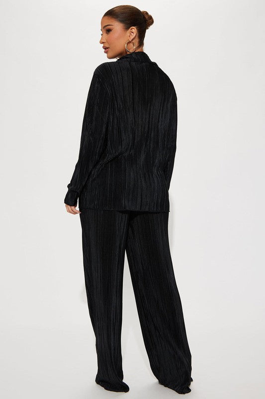 Nadine Pleated Pant Set