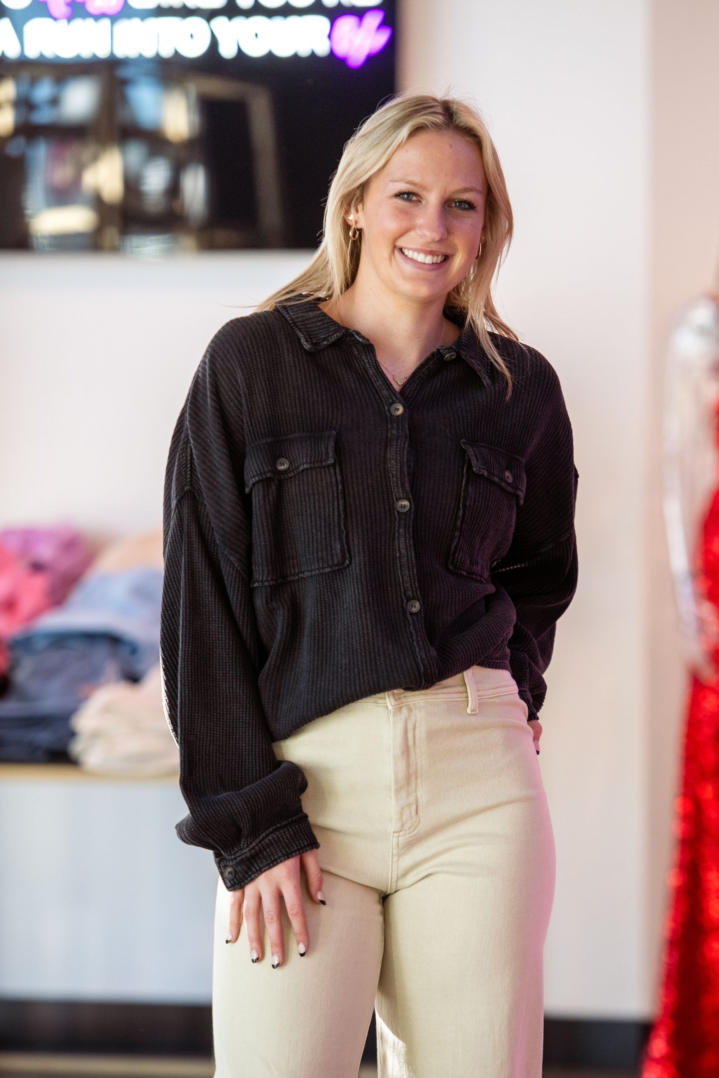 Emery Knit Long Sleeve Shirt