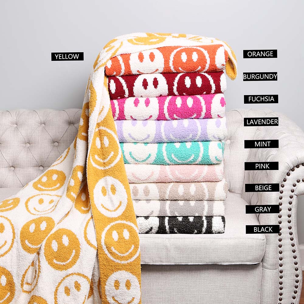 Smiley Cozy Blanket