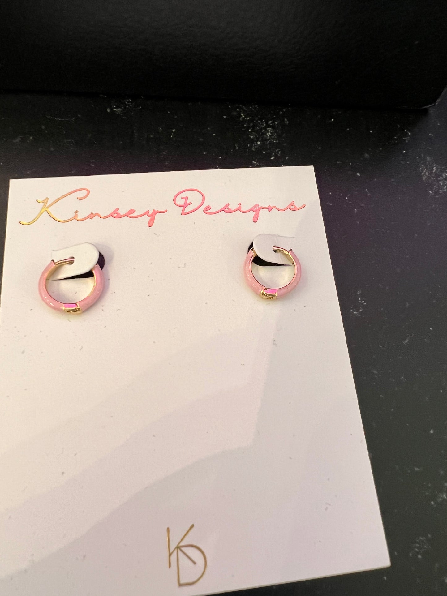 Pear Huggie Earrings