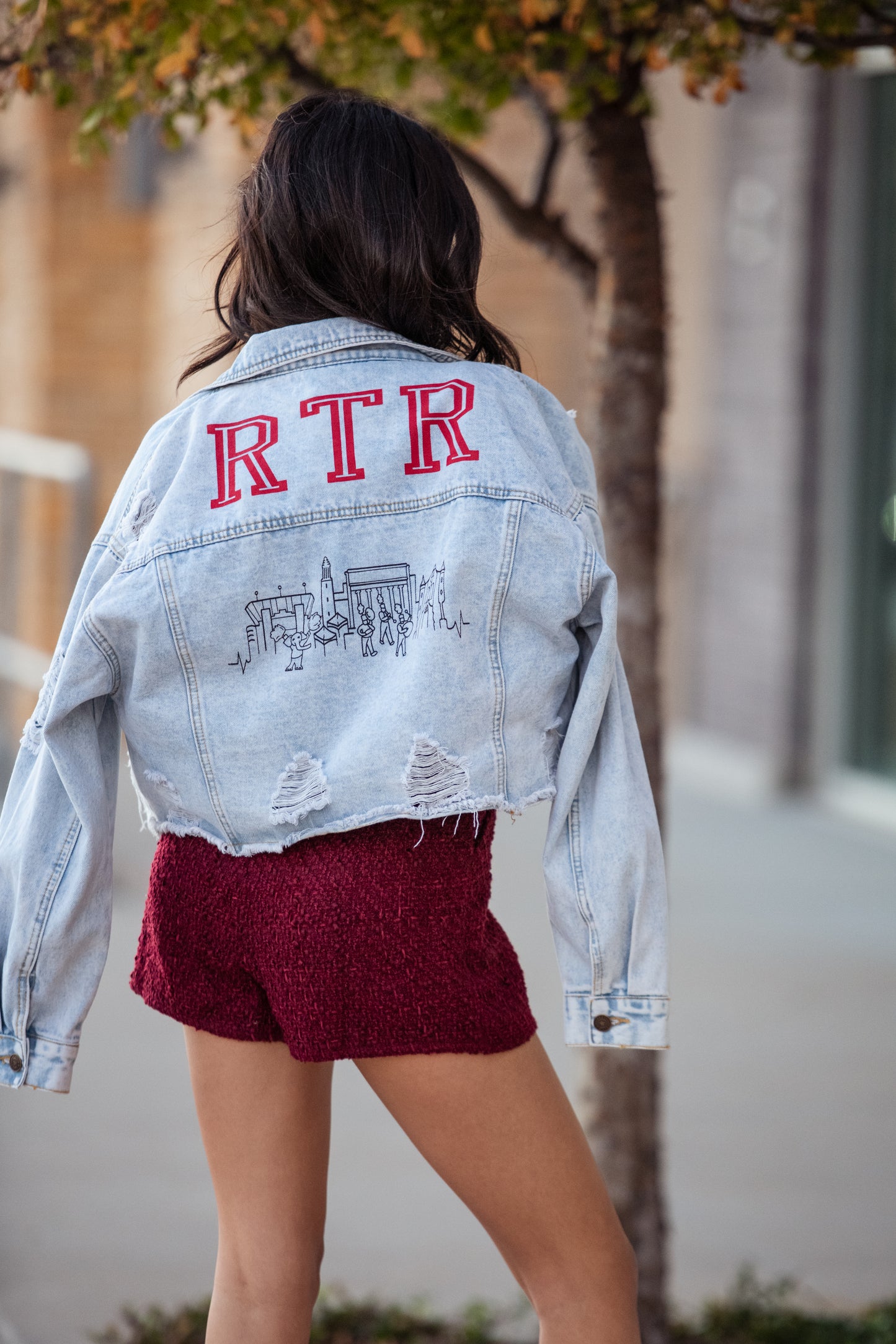 College Denim Jacket