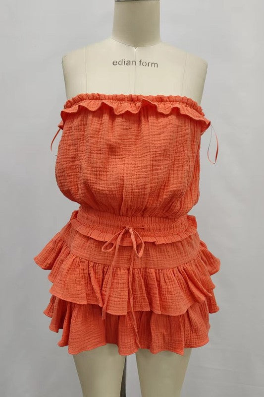 Tessa Ruffle Romper
