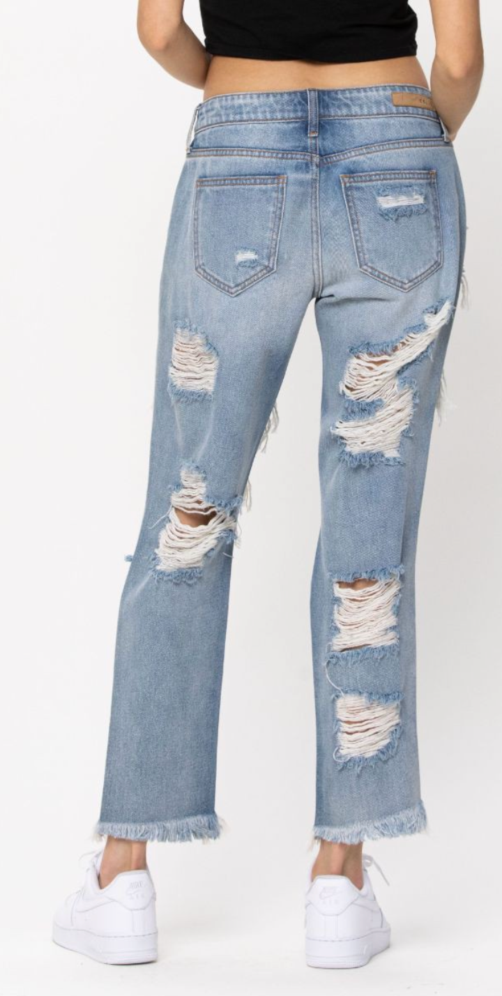 Spencer Mid Rise Boyfriend Jeans