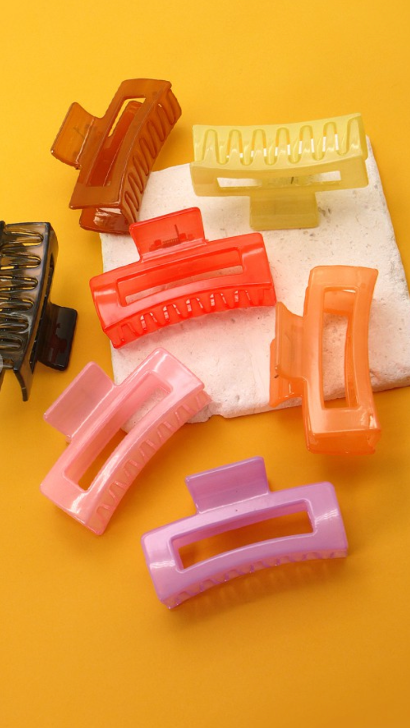 Jumbo Translucent Claw Clip