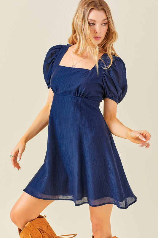 Remington Babydoll Dress with Bow