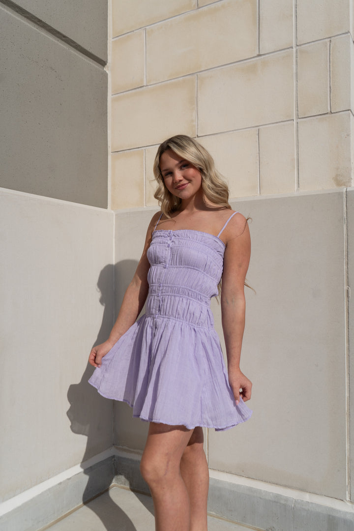 Viola Smocked Mini Dress