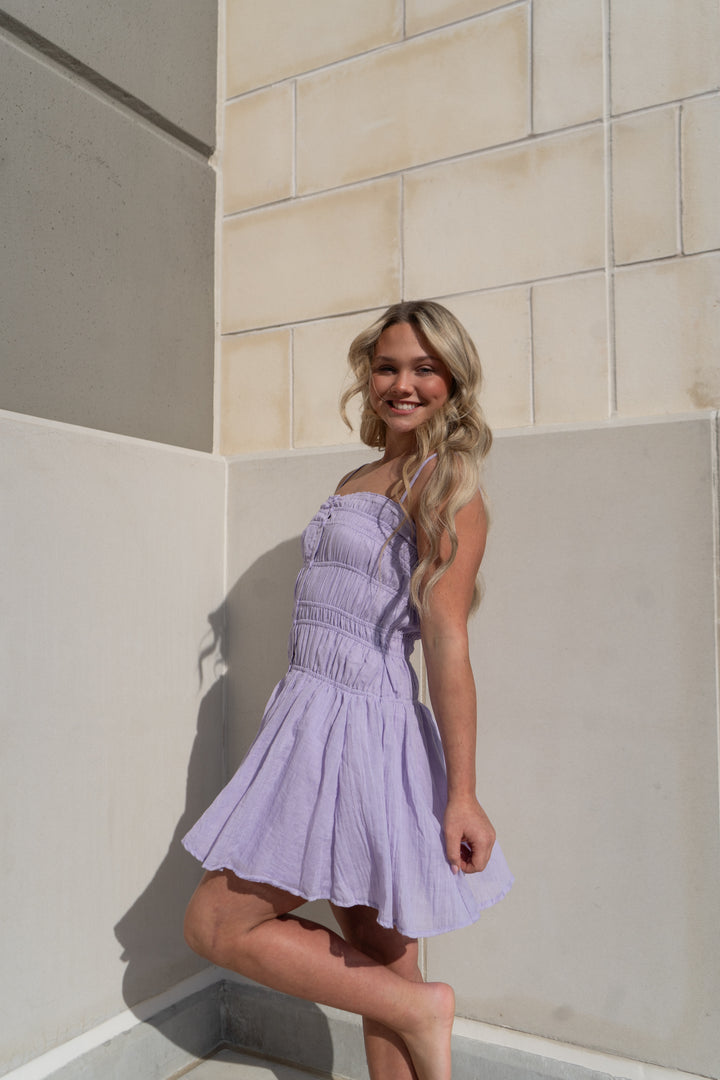 Viola Smocked Mini Dress