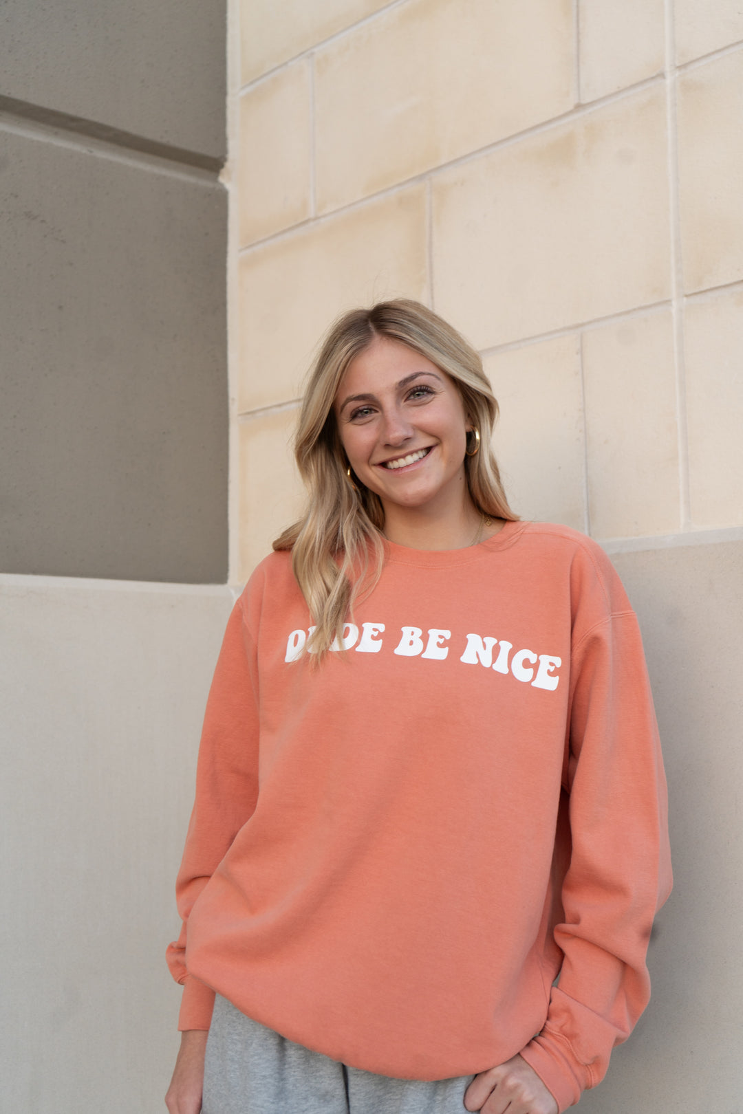 Dude Be Nice Sweatshirt