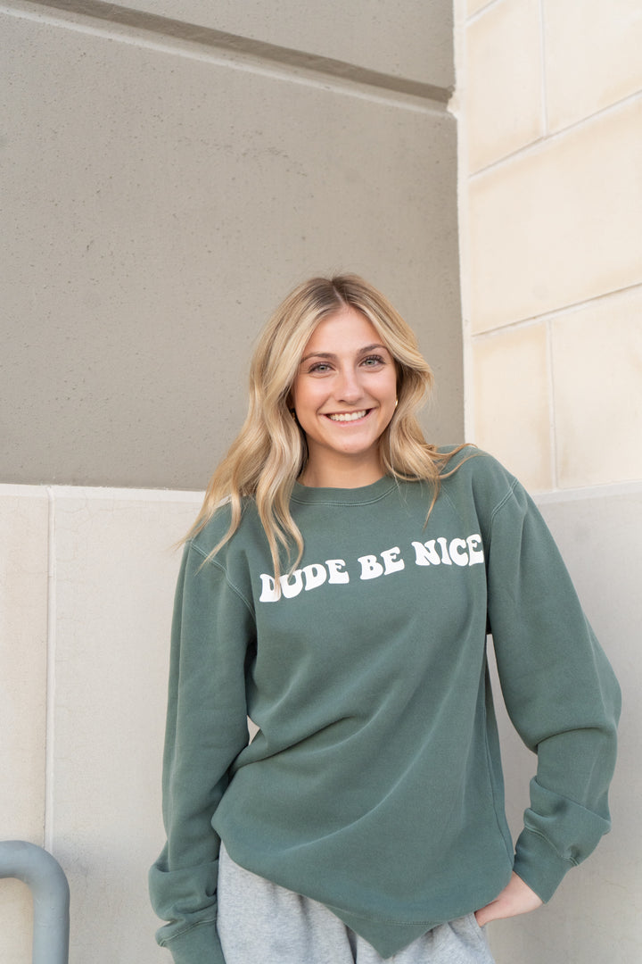 Dude Be Nice Sweatshirt