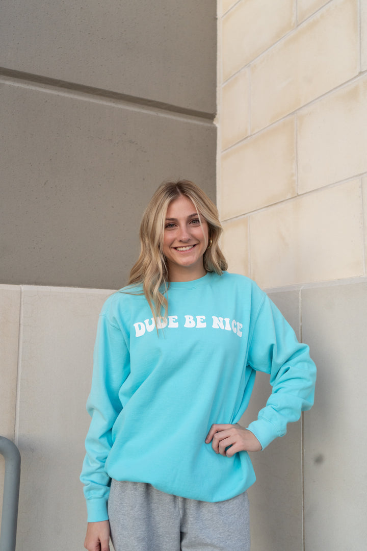 Dude Be Nice Sweatshirt