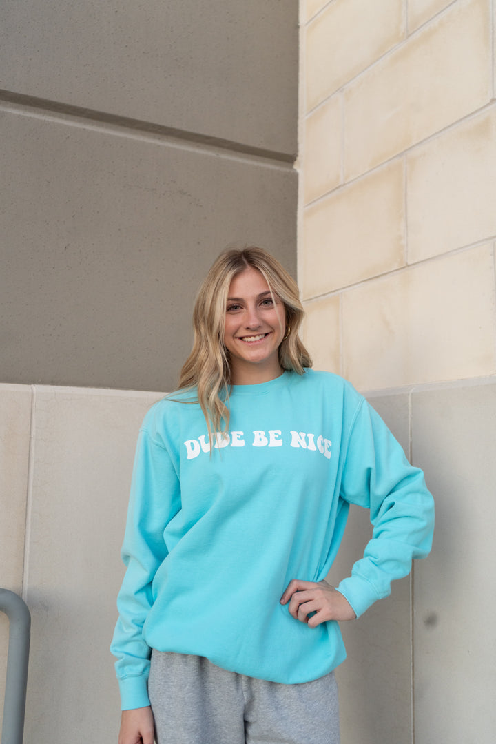 Dude Be Nice Sweatshirt