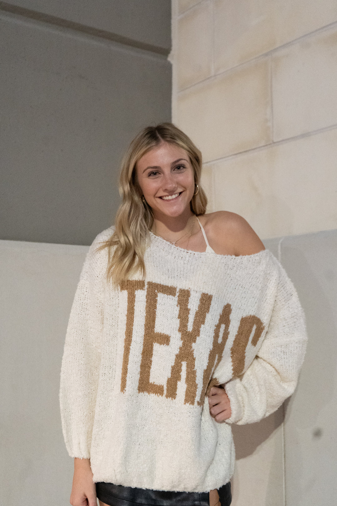 Texas Boatneck Sweater