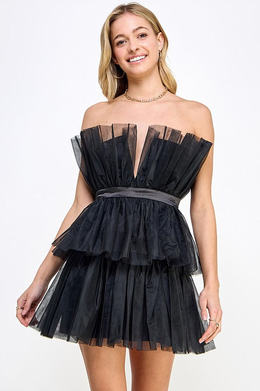 Tinsley Strapless Mini Dress XOXOGIRLFRIEND Tinsley Strapless Mini Dress XOXOGIRLFRIEND