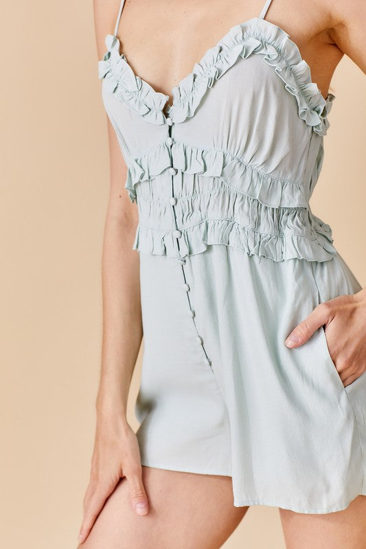 Annika Ruffled Romper