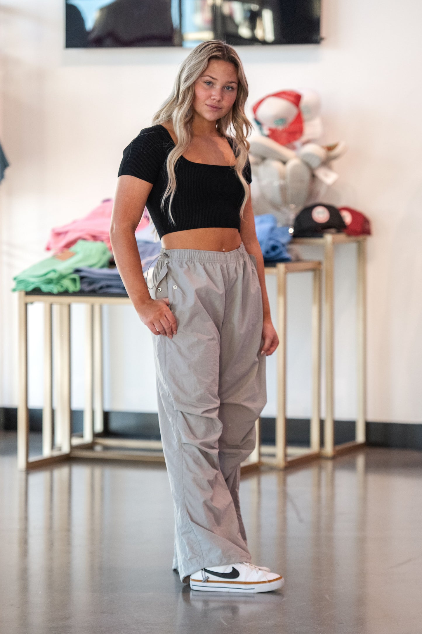 Everly Low Rise Parachute Pant