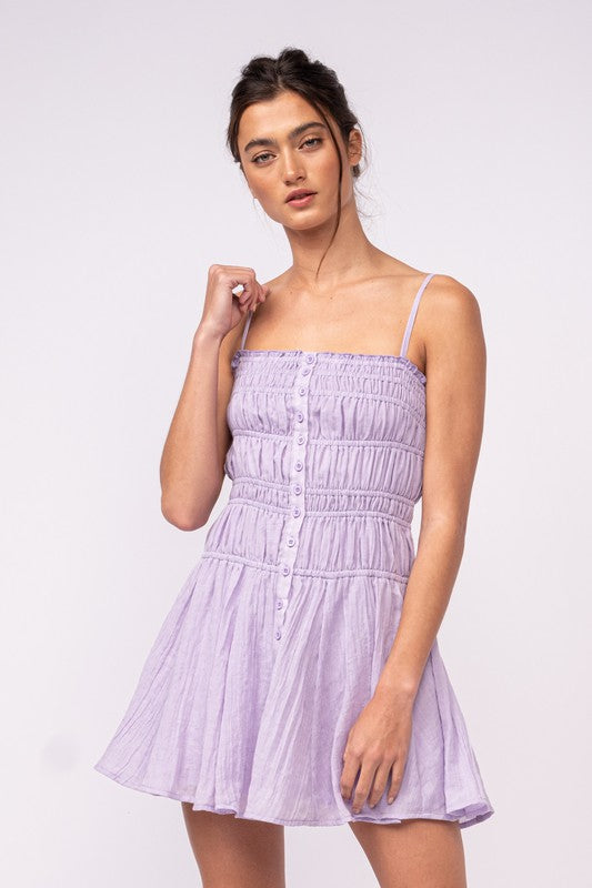 Viola Smocked Mini Dress