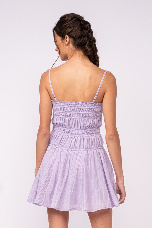 Viola Smocked Mini Dress