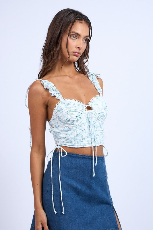 Lily Floral Crop Top