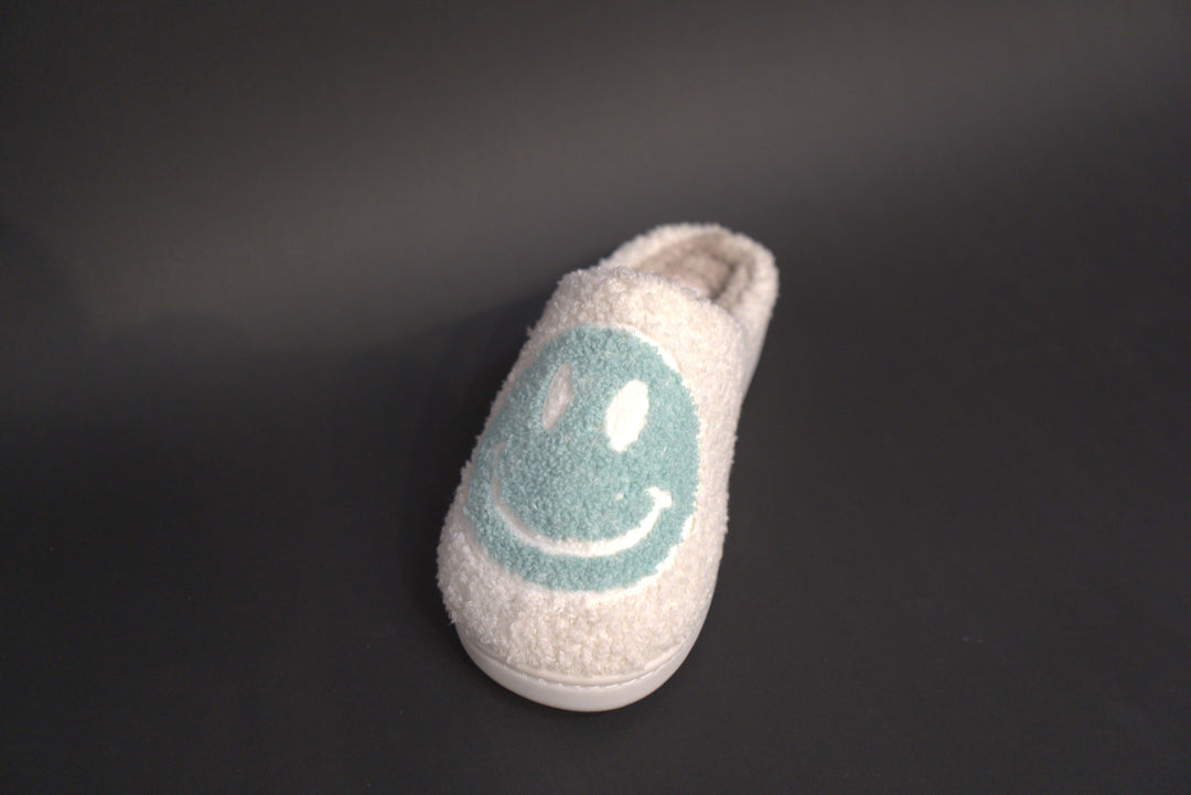 MIA Smiley Fuzzy Slipper