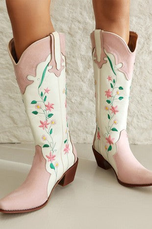 Floral Cowgirl Boots