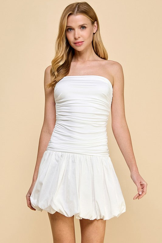 valerie strapless lace mini dress Valerie Strapless Lace Mini Dress